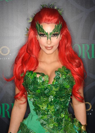 og að lokum hin ný fráskilda Kim Kardashian sem Poison Ivy